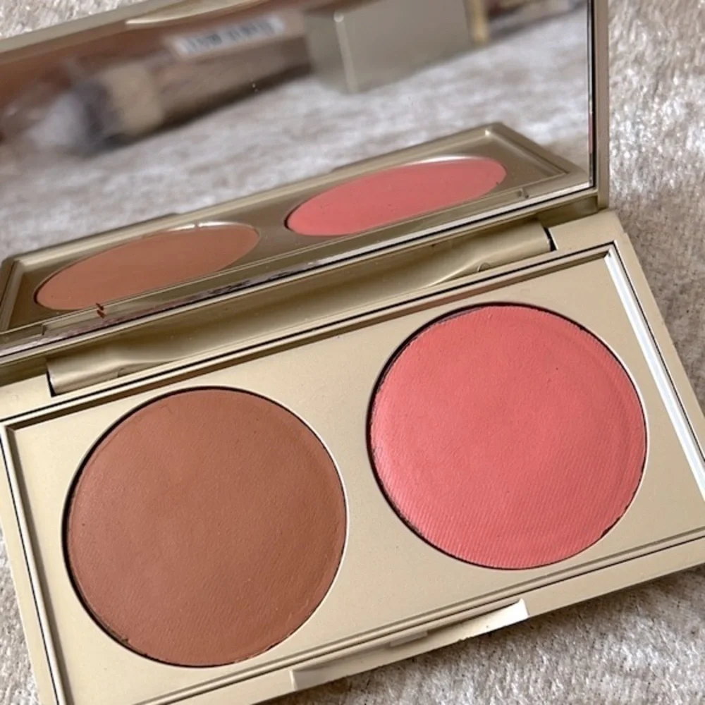 Brand New Stila Bundle Cheek Lip Eye Palette Complexion Brush Blush Bronzer Duo